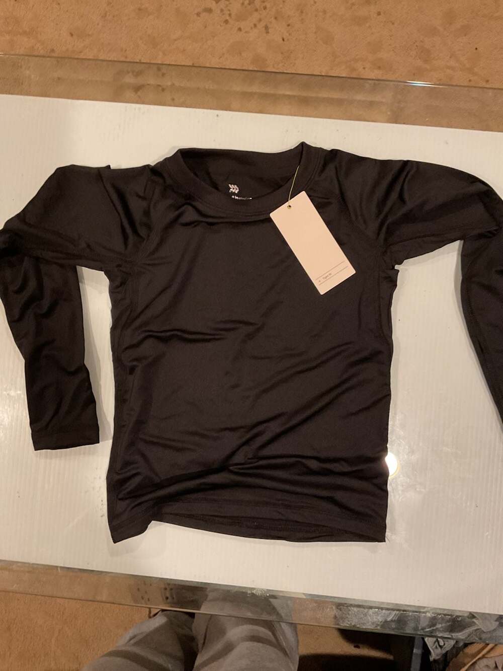 All in Motion Boys' Long Sleeve Performance Rashguard Swim Shirt